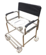 ES1107- Cadeira de Banho para Obeso, Braços Removíveis Aço inox 304