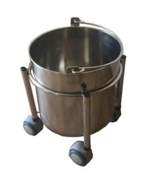 ES0145- Balde a Chute 30 Litros em aço inox